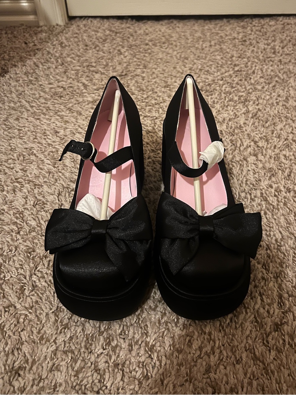 Bashful Bozo Platform Mary Janes
